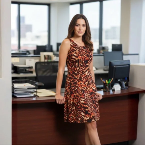 Perceptions Sleeveless Dress and Jacket - Picture 5 of 8